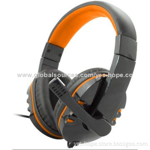 Fashionable Custom Wired Computer Headset with 20Hz-20kHz FrequencyNew